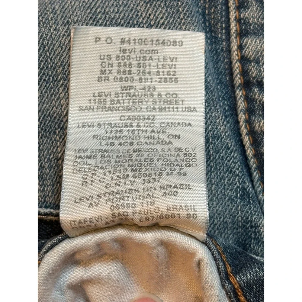 Levi's 511 Slim Fit‎ Jeans Men's 30x32 Medium Wash Blue 100% Cotton Denim